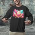 Baseball Ice Cream Drip Style Melt Ice Cream Youth Boys Unisex Sweatshirt Baseball Ice Cream Drip Style Melt Ice Cream Youth Boys Unisex Sweatshirt