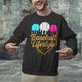 Baseball Lifestyle Baseball Drip Icecream Unisex Sweatshirt