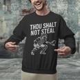 Baseball Player Catcher Thou Shalt Not Steal Coach Baseball Unisex Sweatshirt Baseball Player Catcher Thou Shalt Not Steal Coach Baseball Unisex Sweatshirt