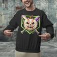 Baseball Pumpkin Halloween Baseball Drip Spooky Halloween Unisex Sweatshirt