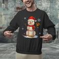 Baseball Snowman Merry Christmas Holiday Sports Xmas Pajamas Unisex Sweatshirt Baseball Snowman Merry Christmas Holiday Sports Xmas Pajamas Unisex Sweatshirt