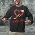 Baseball Valentine Love Is Our Home Run Apparel Unisex Sweatshirt