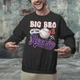 Big Bro Rookie Of Year 1st Birthday Baseball Theme Matching Unisex Sweatshirt Big Bro Rookie Of Year 1st Birthday Baseball Theme Matching Unisex Sweatshirt