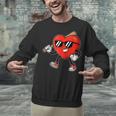 Boy Valentines Day Heart Love Baseball Boys Men Kids Unisex Sweatshirt