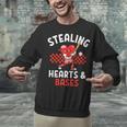 Boys Baseball Valentines Day Stealing Hearts Valentine Kids Unisex Sweatshirt Boys Baseball Valentines Day Stealing Hearts Valentine Kids Unisex Sweatshirt