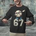 Boys Kids 67 Six Seven Sunglasses Dabbing Baseball Lover Unisex Sweatshirt