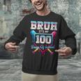 Bruh It's My 100 Days Of School Baseball Ice Cream Drip Boys Unisex Sweatshirt Bruh It's My 100 Days Of School Baseball Ice Cream Drip Boys Unisex Sweatshirt