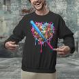 Camo Baseball Heart Drip Valentine Baseball Icecream Boys Unisex Sweatshirt Camo Baseball Heart Drip Valentine Baseball Icecream Boys Unisex Sweatshirt