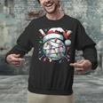 Christmas Baseball Boy Youth Kid Men Santa Hat Xmas Baseball Unisex Sweatshirt Christmas Baseball Boy Youth Kid Men Santa Hat Xmas Baseball Unisex Sweatshirt
