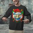 Christmas Baseball Ice Cream Drip Santa Baseball Player Kids Unisex Sweatshirt Christmas Baseball Ice Cream Drip Santa Baseball Player Kids Unisex Sweatshirt