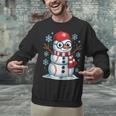 Christmas Baseball Snowman Xmas Pajamas Women Men Boys Unisex Sweatshirt Christmas Baseball Snowman Xmas Pajamas Women Men Boys Unisex Sweatshirt