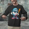 Cool Ice Cream Drip Baseball Drip For Boys Sports Kids Unisex Sweatshirt Cool Ice Cream Drip Baseball Drip For Boys Sports Kids Unisex Sweatshirt