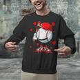 Cute Dripping Baseball Lover Valentines Day Boys Kids Unisex Sweatshirt Cute Dripping Baseball Lover Valentines Day Boys Kids Unisex Sweatshirt