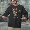 Dabbing Pirate Skeleton Baseball Dab Costume Boys Kids Men Unisex Sweatshirt