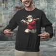 Dominican Santa Christmas Beisbol Baseball Dominicano Unisex Sweatshirt