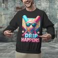Drip Happens Baseball Ice Cream Bat And Ball With Sunglasses Unisex Sweatshirt Drip Happens Baseball Ice Cream Bat And Ball With Sunglasses Unisex Sweatshirt