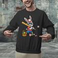Easter Bunny Baseball Player Batter Rabbit Boys Kids Men Unisex Sweatshirt Easter Bunny Baseball Player Batter Rabbit Boys Kids Men Unisex Sweatshirt