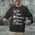 Eat Sleep Baseball Anime Repeat Japanese Otaku Unisex Sweatshirt Eat Sleep Baseball Anime Repeat Japanese Otaku Unisex Sweatshirt