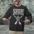 Football Baseball Soccer Referee Joke Tee Football Fan Unisex Sweatshirt