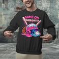 Game Kindergarten Baseball Ice Cream Drip On Back To School Unisex Sweatshirt Game Kindergarten Baseball Ice Cream Drip On Back To School Unisex Sweatshirt