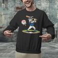 Goat Baseball Player With Bat And Ball Drip Animal Sports Unisex Sweatshirt Goat Baseball Player With Bat And Ball Drip Animal Sports Unisex Sweatshirt