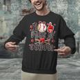 Happy 100 Days Of School Baseball Girls Coquette Bow Teacher Unisex Sweatshirt Happy 100 Days Of School Baseball Girls Coquette Bow Teacher Unisex Sweatshirt
