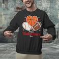 Happy Valentine’s Basketball Football Valentine Baseball Unisex Sweatshirt Happy Valentine’s Basketball Football Valentine Baseball Unisex Sweatshirt