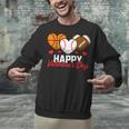 Happy Valentine’s Day Basketball Football Baseball Hearts Unisex Sweatshirt Happy Valentine’s Day Basketball Football Baseball Hearts Unisex Sweatshirt