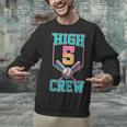 Hi 5 Birthday Party Decorations For Boy Baseball Drip 5th Unisex Sweatshirt Hi 5 Birthday Party Decorations For Boy Baseball Drip 5th Unisex Sweatshirt