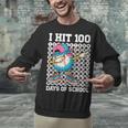 I Hit 100 Days Of School Baseball Ice Cream Drip Boys Girls Unisex Sweatshirt I Hit 100 Days Of School Baseball Ice Cream Drip Boys Girls Unisex Sweatshirt