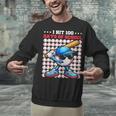 I Hit 100 Days Of School Baseball Player Kids Boys Son Unisex Sweatshirt