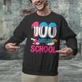 HUGvyn 100 Days Of School Baseball Ice Cream Teacher Student Unisex Sweatshirt HUGvyn 100 Days Of School Baseball Ice Cream Teacher Student Unisex Sweatshirt