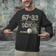 HUGvyn 6733 Days Of School Baseball 100 Days Camo Cap Boys Unisex Sweatshirt