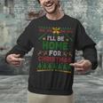 I’Ll Be Home For Christmas Baseball Ugly Sweater Unisex Sweatshirt I’Ll Be Home For Christmas Baseball Ugly Sweater Unisex Sweatshirt