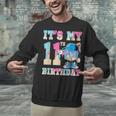 It's My 11th Birthday Baseball Ice Cream Drip Theme Unisex Sweatshirt