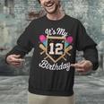 It's My 12th Birthday Baseball Fan Celebration Unisex Sweatshirt It's My 12th Birthday Baseball Fan Celebration Unisex Sweatshirt