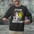 It's My 13th Birthday Baseball Softball Heart 13 Year Old Unisex Sweatshirt It's My 13th Birthday Baseball Softball Heart 13 Year Old Unisex Sweatshirt