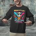 It's My 6733 Days Of School Baseball Ice Cream Dripping Unisex Sweatshirt It's My 6733 Days Of School Baseball Ice Cream Dripping Unisex Sweatshirt