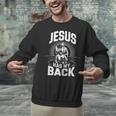 Jesus Has My Back Baseball Faith Motivation Tee Christian Unisex Sweatshirt Jesus Has My Back Baseball Faith Motivation Tee Christian Unisex Sweatshirt