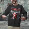 Jingle Ballers Plaid Santa Dabbing Baseball Christmas Unisex Sweatshirt Jingle Ballers Plaid Santa Dabbing Baseball Christmas Unisex Sweatshirt