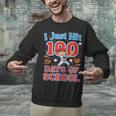 I Just Hit 100 Days Of School Baseball 100th Day Boys Kids Unisex Sweatshirt I Just Hit 100 Days Of School Baseball 100th Day Boys Kids Unisex Sweatshirt
