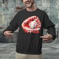 Kid Drip Ice Cream Baseball Heart Catcher Valentines Day Boy Unisex Sweatshirt Kid Drip Ice Cream Baseball Heart Catcher Valentines Day Boy Unisex Sweatshirt