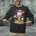 Kids Baseball Drip Ice Cream Apparel Kids Boys Mardi Gras Unisex Sweatshirt