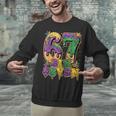 Mardi Gras Six Seven Baseball Drip Number 6 7 Meme Unisex Sweatshirt Mardi Gras Six Seven Baseball Drip Number 6 7 Meme Unisex Sweatshirt