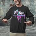 Mom Baseball Ice Cream Drip Birthday Boy Family Unisex Sweatshirt Mom Baseball Ice Cream Drip Birthday Boy Family Unisex Sweatshirt