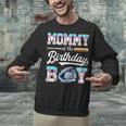 Mommy Of The Birthday Boy Baseball Ice Cream Drip Matching Unisex Sweatshirt
