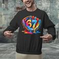 Number 67 Baseball Glove Ice Cream Drip Six Seven Meme Unisex Sweatshirt Number 67 Baseball Glove Ice Cream Drip Six Seven Meme Unisex Sweatshirt
