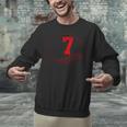 Number 7 Years Baseball 7TH Birthday Unisex Sweatshirt Number 7 Years Baseball 7TH Birthday Unisex Sweatshirt