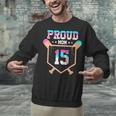 Proud Mom Baseball Player Number 15 Ice Cream Drip Unisex Sweatshirt Proud Mom Baseball Player Number 15 Ice Cream Drip Unisex Sweatshirt