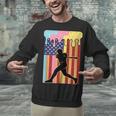 Retro Baseball Drip Boys Ice Cream Patriotic American Flag Unisex Sweatshirt Retro Baseball Drip Boys Ice Cream Patriotic American Flag Unisex Sweatshirt
